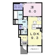 エレガンシアCの間取り画像