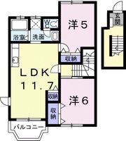 ソレイユ・ルヴァンAの間取り画像