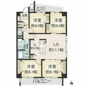 OSM植田・壱番館の間取り画像