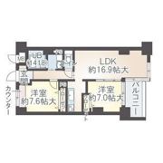 イーグルヘッド橦木の間取り画像