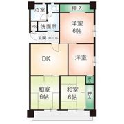 ハイツ東桜の間取り画像