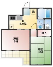 シルクハイツの間取り画像