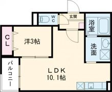 Jack biwajimaⅡの間取り画像