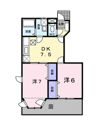 クレストールモリヤ Bの間取り画像