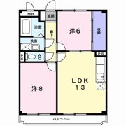 ディアコート津田の間取り画像