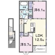 クラール勝原の間取り画像