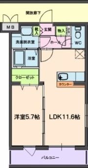 ジュリアーノⅡの間取り画像