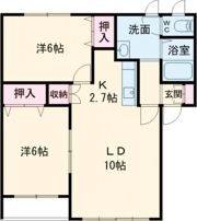 ラポートハイツⅠの間取り画像