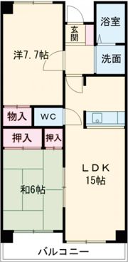 グランビュー華の間取り画像