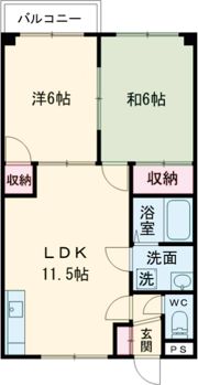 タウン深堀の間取り画像