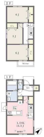 L｀eau Blancheの間取り画像