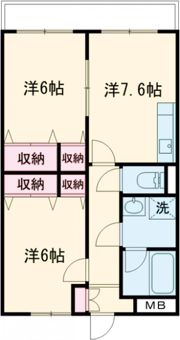 ロイヤルプレースの間取り画像