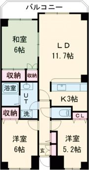 マンションリヴァージュの間取り画像