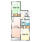 コーポラスKの間取り画像