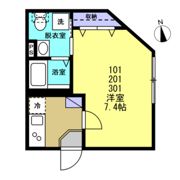 ベイルーム本厚木グランの間取り画像