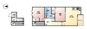フロンティアの間取り画像