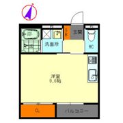 PESO山之手の間取り画像