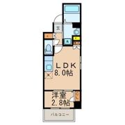 モダンパラッツォ大濠公園の間取り画像
