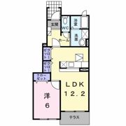 フラワーヒルズAの間取り画像