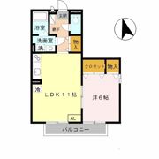 リビングタウン相楽 A棟の間取り画像