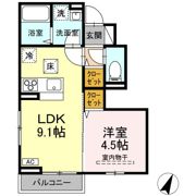 コーポ藤原Ⅵの間取り画像