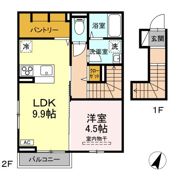 コーポ藤原Ⅵの間取り画像