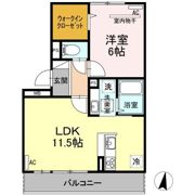 D-room桜町 C棟の間取り画像