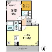 D-room桜町 C棟の間取り画像