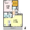 D-room桜町 C棟の間取り画像