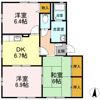 ボヌール羽屋Cの間取り画像
