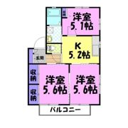ニューハウジング Bの間取り画像