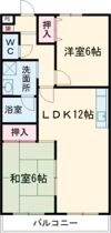 グリーンロード草間の間取り画像