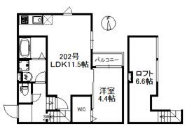 ポラリス福津中央の間取り画像