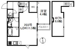 ポラリス福津中央の間取り画像