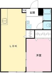 栗ハイツの間取り画像