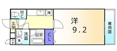 フジパレス初芝ノースの間取り画像
