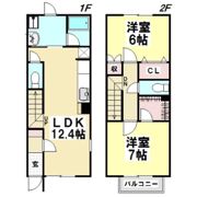 フレグランテの間取り画像