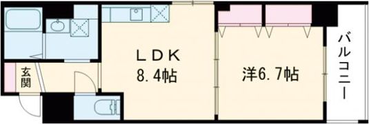 パークナードフィットなかもずの間取り画像
