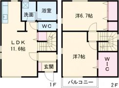 グリーンガーデンの間取り画像