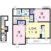 クレール Ⅲの間取り画像