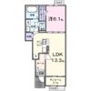 OURCITY丸亀 Ⅱの間取り画像