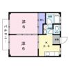 ハイツ副島の間取り画像