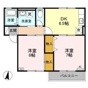 シャンドフレール黒埼 Aの間取り画像