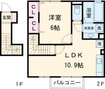 サンライズ佐世保の間取り画像