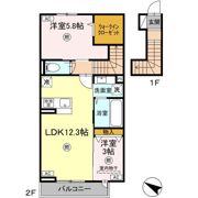 TORISIA VT (トリシアブイティー)の間取り画像