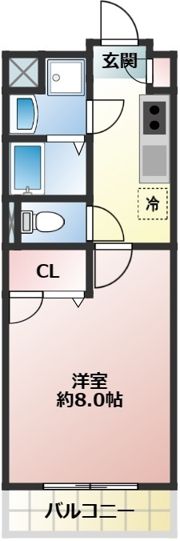 クレアトゥールの間取り画像
