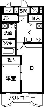 NNMマンションBの間取り画像