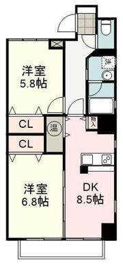 セントラルコート七間町の間取り画像