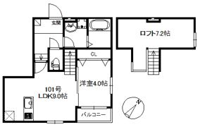 ポラリス幸の間取り画像