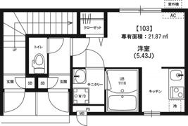 リブリ・サン・ウエストの間取り画像